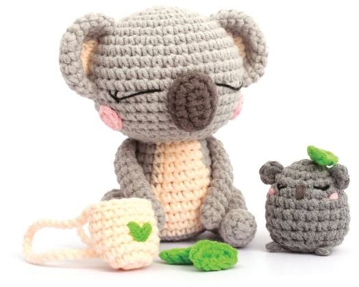 Комплект за плетене Амигуруми Graine Creative - Коала 12 см.
