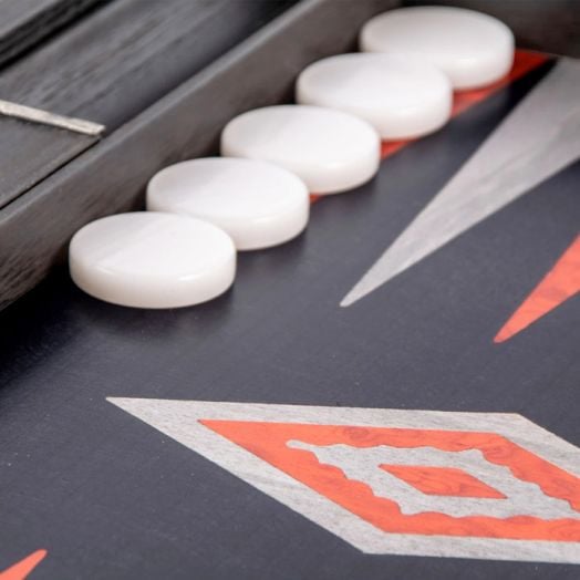 Табла Manopoulos с отделения - черен дъб-сребро, 48 х 30 см.