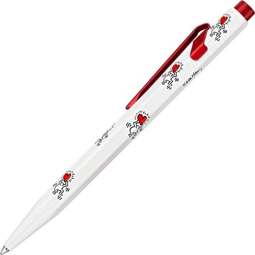 Химикалка Caran D'Ache 849 Keith Haring White Special Edition