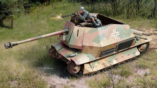 Сглобяем модел Revell - Танков разрушител Marder I on FCM 36 base