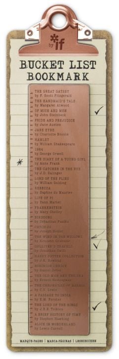 Разделител за книга - Bucket List