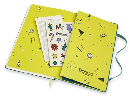 Класически тефтер Moleskine Pinocchio The Dogfish с твърди корици и линирани страници