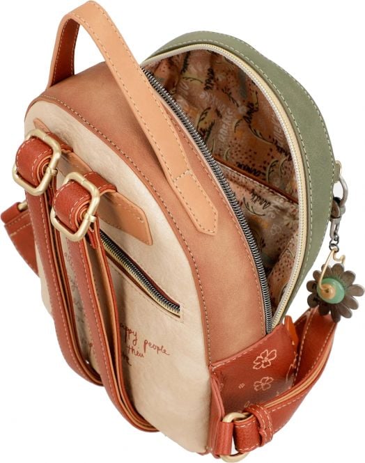 Раница Anekke Peace & Love Camel 19 x 23 x 8 см.