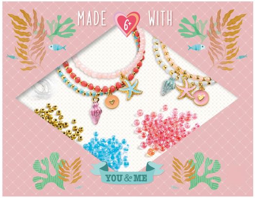 Творчески комплект Djeco - Направи колиета Море