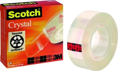 Самозалепваща лента Scotch Crystal 600