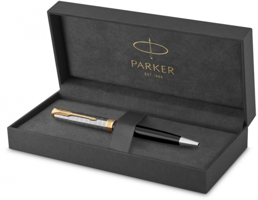 Химикалка Parker Royal Sonnet Premium Metal Black GT