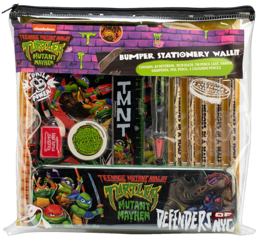 Канцеларски сет Teenage Mutant Ninja Turtles, 11 части