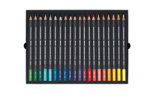 Комплект цветни моливи Caran d'Ache Museum Aquarelle, 40 цвята