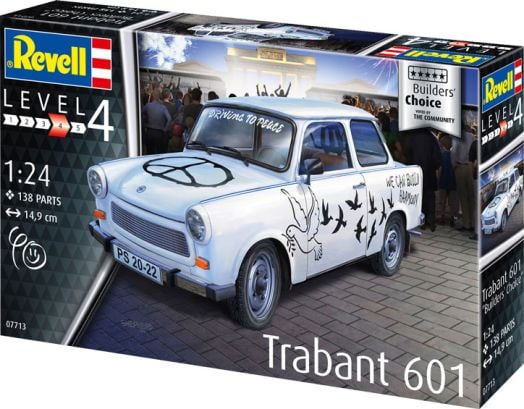 Сглобяем модел Revell - Автомобил Трабант 601С