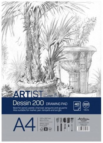 Скицник Drasca Dessin Drawing Pad S.Boykinov A4, 40 листа