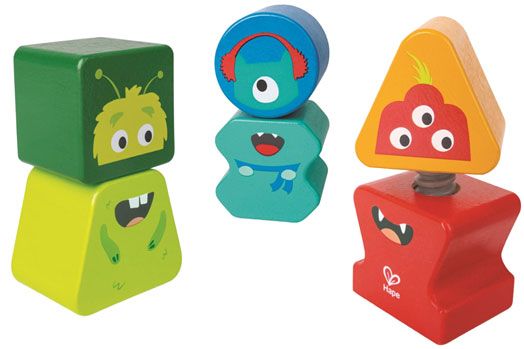 Дървена играчка Hape - Чудовищни приятели