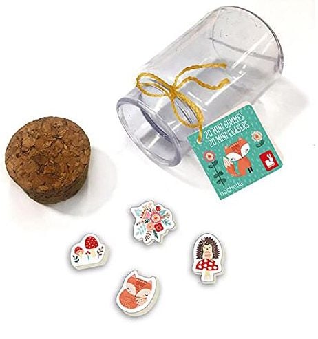 Комплект мини гумички Janod - Лисица / Еднорог