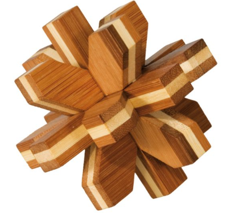 3D пъзел от бамбук - Crystal