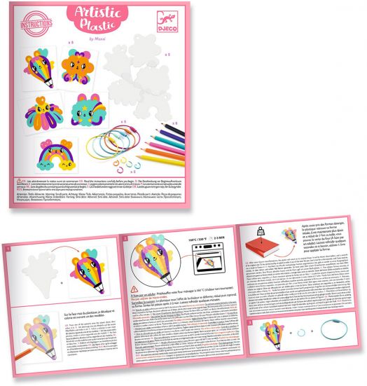 Творчески комплект Djeco - Направи си сам ключодържатели