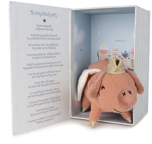 Плюшена играчка Picca Loulou - Прасенце Marley McFly, в кутия