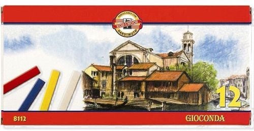 Ученически маслени пастели Koh-I-Noor, 12 цвята