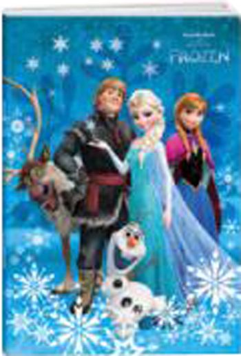 Тетрадка Frozen А4, 52 листа с широки редове
