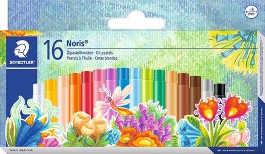 Маслени пастели Staedtler Noris, 16 цвята