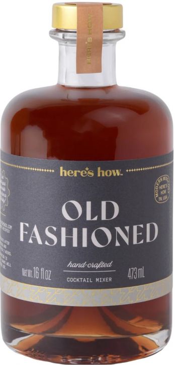 Микс за коктейл Here's How - Old Fashioned, 473 мл.