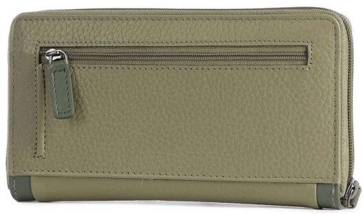 Дамски портфейл Bugatti Sina Long Zip, зелен