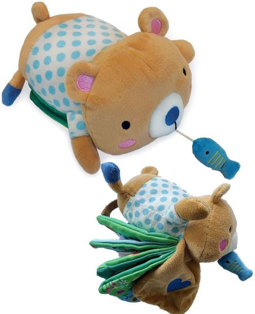 Мека шумоляща жужаща книга: Мече с играчка