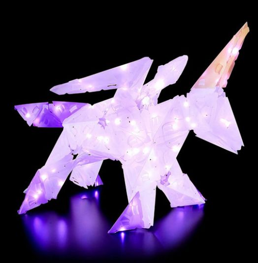 Направи сам 3D LED фигурки 4 в 1 Creatto - Еднорог