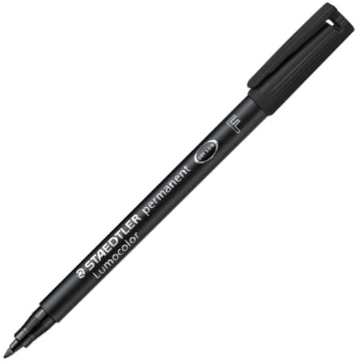 Перманентен маркер Staedtler Lumocolor 318F, черен