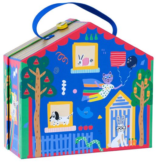 Кутия за игра с дървени фигурки Floss & Rock, Pets - Домашни любимци