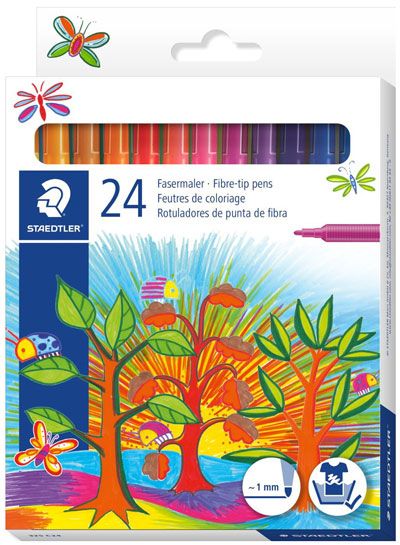 Флумастери Staedtler 325, 24 цвята
