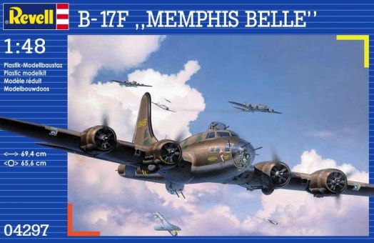 Сглобяем модел - Самолет B17F Memphis Belle
