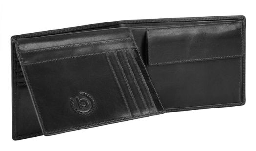 Портфейл Bugatti Romano 8CC, черен