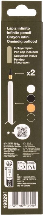 Графитен молив Apli Infinite Neon HB, зелен