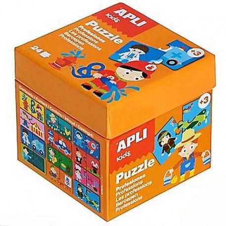 Комплект пъзели в кутия: Професии, 24 части