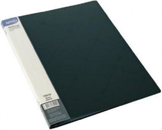 Папка Spree Square с 30 джоба А4, черна