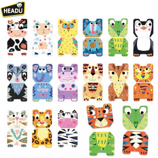 Образователна игра Headu - Fantamix Memo