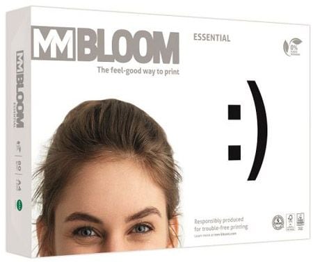 Бяла копирна хартия Bloom Essential A4, 500 листа