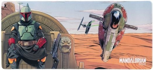 Геймърска подложка за бюро Grupo Erik - Star Wars - The Mandalorian Boba Fett