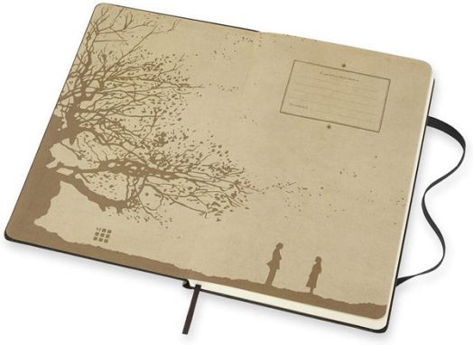 Класически тефтер Moleskine Limited Editions Harry Potter Deathly Hallows с твърди корици и линирани страници