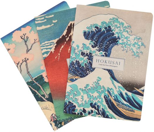 Комплект тефтери Grupo Erik - Great Wave off Kanagawa, 3 бр.