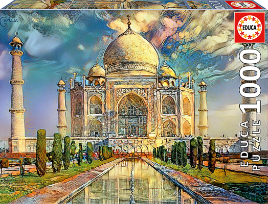 Пъзел Educa: Тадж Махал, 1000 части