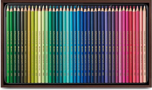 Комплект цветни моливи Caran d'Ache Supracolor, 80 цвята