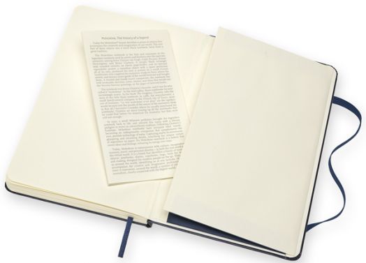 Тефтер Moleskine Art Sketchbook Medium Sapphire Blue с твърди корици