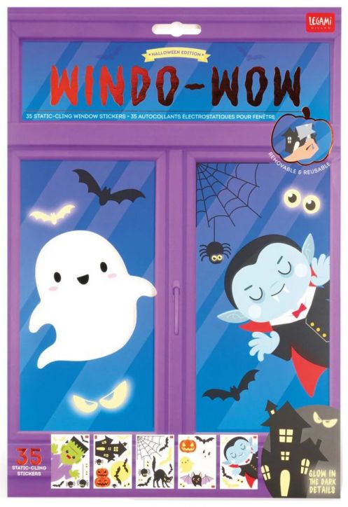 Стикери за прозорци Legami - Halloween, 35 бр.