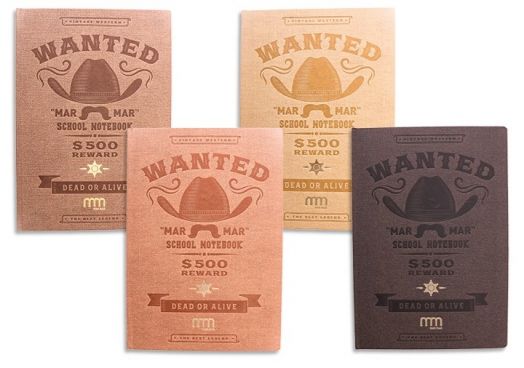 Тетрадка Wanted А4, 60 листа с широки редове