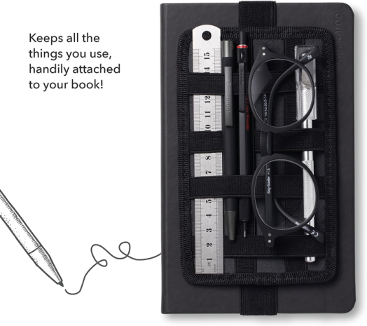 Калъфче за тефтер Bookaroo, черно