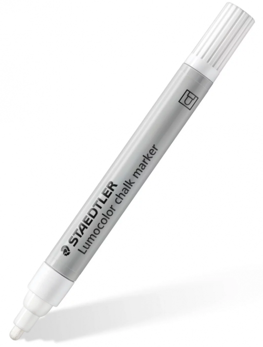 Кoмплект тебеширен маркер Staedtler Lumocolor 344, 4 цвята