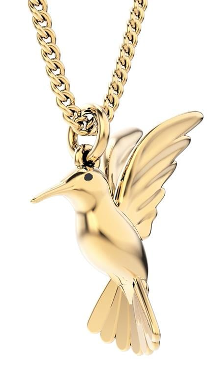 Колие с медальон Chocli - Humming Bird