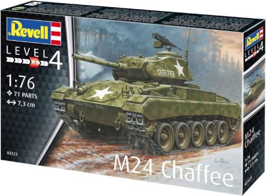Сглобяем модел Revell - Унищожител на танкове M24 Chaffee