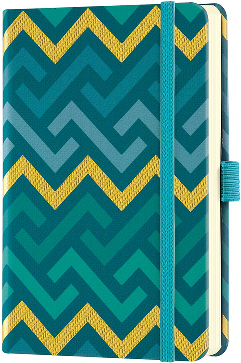 Бележник Castelli Oro Labyrinths, бели листове, 9 х 14 см.