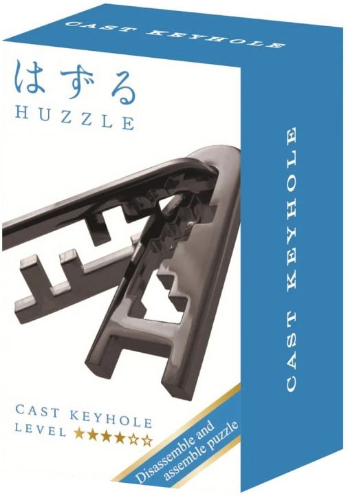 3D пъзел Eureka Hanayama Cast Mini Huzzle Keyhole Black